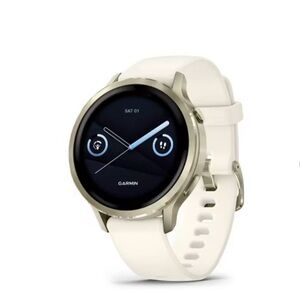Garmin Ivory and Gold Smartwatch